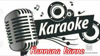 Kannana kanne HQ karokeDjfrans [upl. by Ecirtemed]