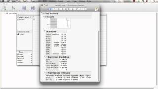 Confidence Intervals on the Mean with JMP [upl. by Attenal]