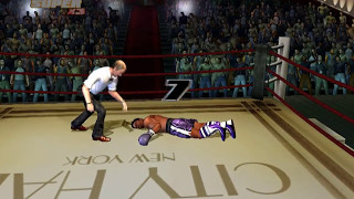 Rocky legends PS2 Clubber Lang vs John Barkley Career Clubber Lang [upl. by Kcitrap]