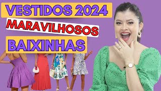 OS MELHORES VESTIDOS PARA BAIXINHAS 2024 I Lê Oliveira cruz [upl. by Aerdnwahs]