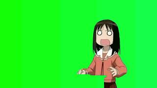 Azumanga Daioh Osaka quotOH MY GAHquot Meme Edit Green Screen Template [upl. by Lleumas]