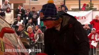 Kimi Raikkonen Review  WRC Wales Rally GB 2010 [upl. by Ahsinehs449]