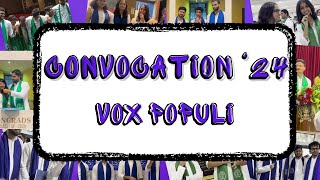 Convocation 2024  Vox Populi  Insight [upl. by Llabmik]