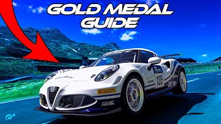 Gran Turismo 7  Eiger Nordwand Circuit Experience Gold Medal amp FAST Credits Guide [upl. by Nwahsal]