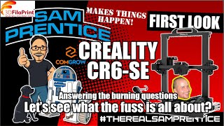 Creality CR6 SE unboxing  Lets see what the fuss is all about [upl. by Etnoid]