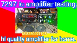 7297ic Amplifier testingM8250491128jitaudiosystem amplifier [upl. by Mastrianni46]