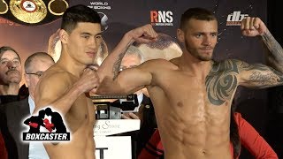 DMITRY BIVOL VS JOE SMITH JR WEIGHIN amp STAREDOWN  BOXCASTER [upl. by Anthe6]