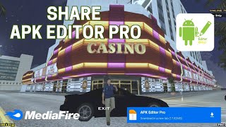 SHARE APK EDITOR PRO DIJAMIN WORK  LINK MEDIAFIRE [upl. by Trout]