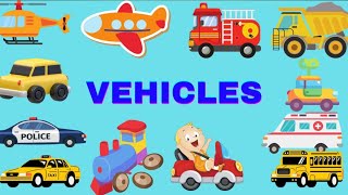 vehicles for kids  educational videos for kids  police car [upl. by Oribella]