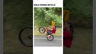 GIRLS 🆚 BOYS RIDING BICYCLE 😱😱 shorts youtubeshorts ytshorts short shortvideo [upl. by Dianthe964]