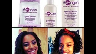 Aphogee Keratin 2 Minute Reconstructor amp The Importance of Protein [upl. by Des]