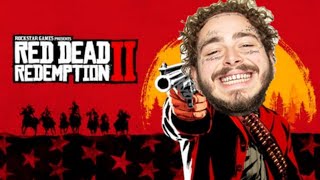 RDR2 ONLINE INTRO BUT ITS ALLERGIC BY POST MALONE [upl. by Lissak307]