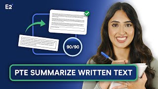 PTE Summarize Written Text 9090  PTE Writing Tips Tricks and Templates [upl. by Eart]