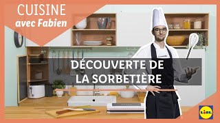 Cuisine 👩‍🍳  Découverte de la sorbetière avec Fabien  Lidl France [upl. by Chastain]