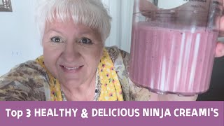 My FAVORITE 3 HEALTHY Ninja Creami RECIPES ninjacreamirecipes lowcarb fruit healthyicecream [upl. by Rabelais913]