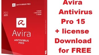 How to install Avira Antivirus Pro 15  key license free download [upl. by Oleic525]