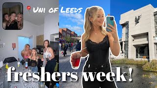 FRESHERS WEEK VLOG  as a final year student at Uni of Leeds [upl. by Secnirp]