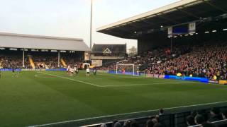 Fulham  Bristol City 12 goal and awaystand [upl. by Yhpos139]