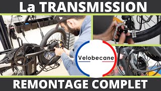 Tuto VAE REMONTER la TRANSMISSION dun VÉLO à assistance ÉLECTRIQUE VÉLOBECANE [upl. by Leifer]