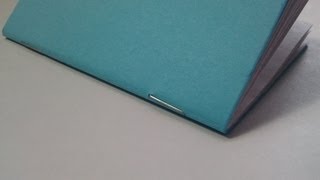 How to bind a book with staples saddle stitch binding [upl. by Alastair]