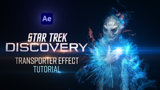 STAR TREK DISCOVERY TELEPORT EFFECT  AFTER EFFECTS Tutorial  No Plugins [upl. by Waly]