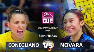 Semifinals of Courmayeur Cup 2024  Prosecco Doc Imoco Conegliano vs Igor Gorgonzola Novara [upl. by Adaurd921]