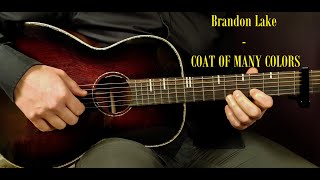 How to play BRANDON LAKE  COAT OF MANY COLORS Acoustic Guitar Lesson  Tutorial [upl. by Brie]