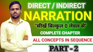 Learn Direct Indirect Speech from ZERO to MASTERING IT  Part 2 [upl. by Ardith799]