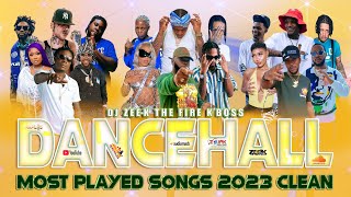 Best Of 2023 Dancehall Clean  Most Played Dancehall Songs 2023 Kraff Valiant Alkaline Masicka [upl. by Enaid]