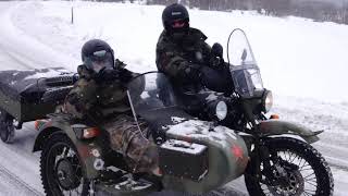 URAL RANGER HIVERNAL VASSIEUX EN VERCORS [upl. by Aronoh]