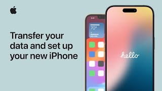 How to transfer your data and set up your new iPhone  Apple Support [upl. by Ennahtebazile]