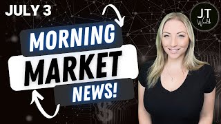 Mondays Stock Market News TSLA Record Q2 Deliveries AAPL Cuts VR Targets GMs Acquisition  Mpre [upl. by Rehpatsirhc139]