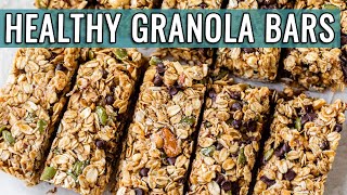 MoneySaving Recipe  Homemade Healthy Granola Bars Crispy or Chewy [upl. by Ronoh71]