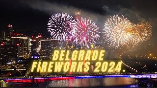 VATROMET U BEOGRADU 2024 BELGRADE FIREWORKS [upl. by Xela]