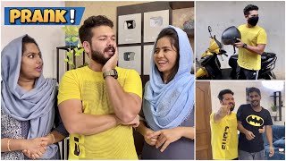 എന്റെ Two Wheeler കട്ടോണ്ടുപോയി😰  Pranked You Jinu  Prank  10  Suhana  Basheer Bashi  Mashura [upl. by Wolliw]