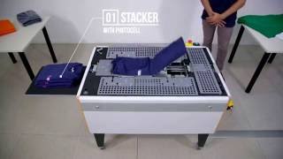 SpeedyT  TSHIRT Folding and Packaging Machine [upl. by Winshell]