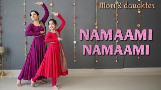 Namaami Namaami  Kabzaa  Kannada  semiclassical dance  Nivi and Ishanvi  Laasya [upl. by Sascha]