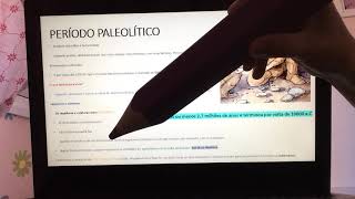 História  5º ano  aula 3  Período paleolítico e neolítico [upl. by Secilu718]