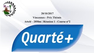 Pronostic QuartéBase  Vendredi  20102017 [upl. by Franza]