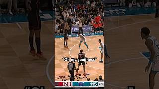 Hornets announcers reaction to this shot 😅 [upl. by Rahas]