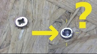 Home hack  DIY  How to remove the broken screw [upl. by Weider794]