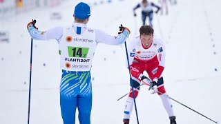 Sprintstafett  VM Lahtis 2017  Damer amp Herrar Längdskidor VM  Cross Country Skiing WC Teamsprint [upl. by Akim]