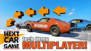 Next Car Game Tech Demo MULTIPLAYER  Races LOLs and Games [upl. by Glynis]