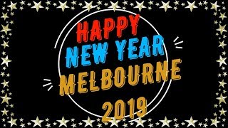 Melbourne City New Year 2019 Fireworks from Williamstown 4k [upl. by Gnilyarg]