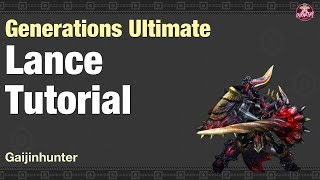 MHGU Lance Tutorial [upl. by Enia556]