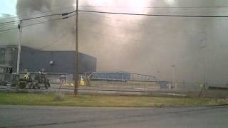 Explosion amp Fire At Massena New York ALCOA Plant [upl. by Eldreeda]