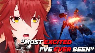 Zentreya reacts to Armored Core VI Gameplay Trailer [upl. by Eellehs106]