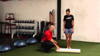 Quadriceps Tendinitis Exercises With Foam Rollers  Preventative Fitness amp Therapy [upl. by Isteb442]