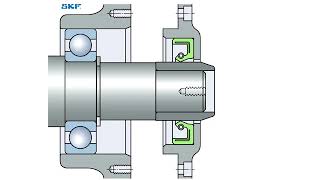 Mounting a shaft seal in split housings [upl. by Imeon]