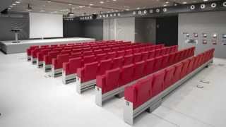 Fixed seats and mobile seating systems for public spaces [upl. by Henryetta]